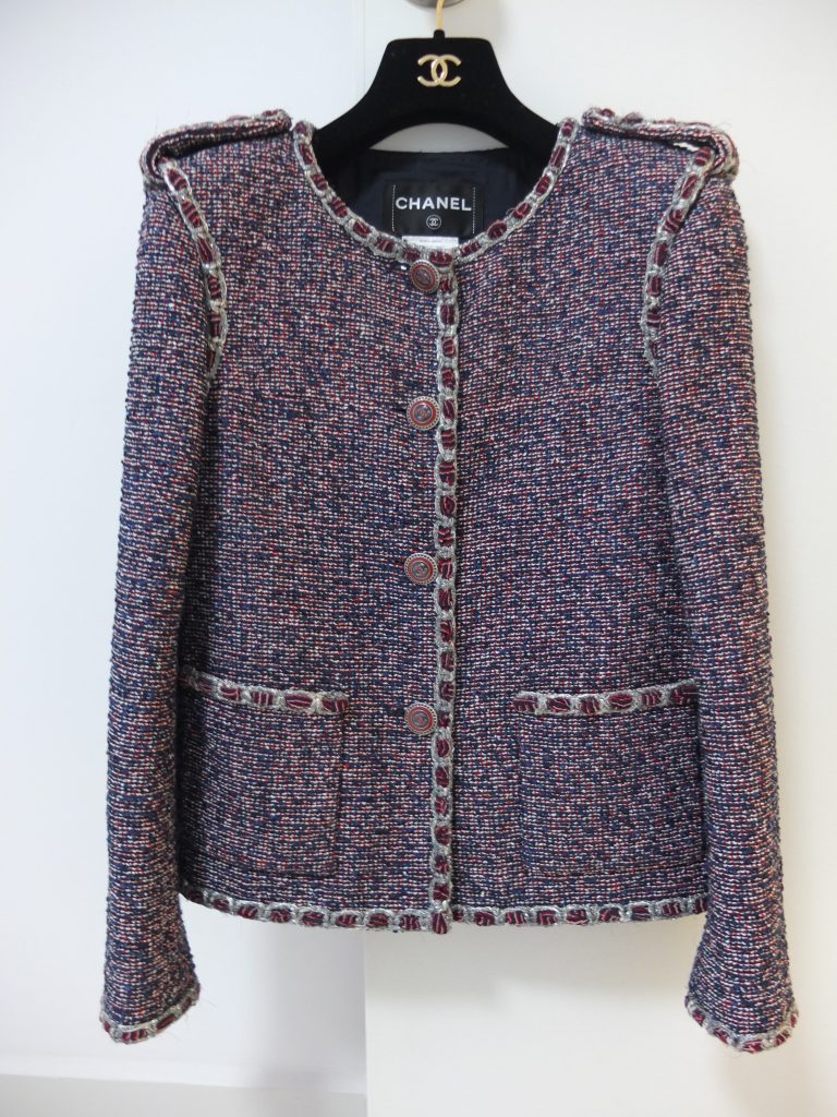 Reveals Chanel Tweed Jacket For Days Like These